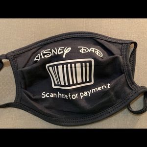 3/$20 Disney Dad Scan for Payment Christmas Disney Face Mask covering